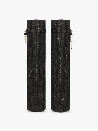 Shark Lock Boots In Strass