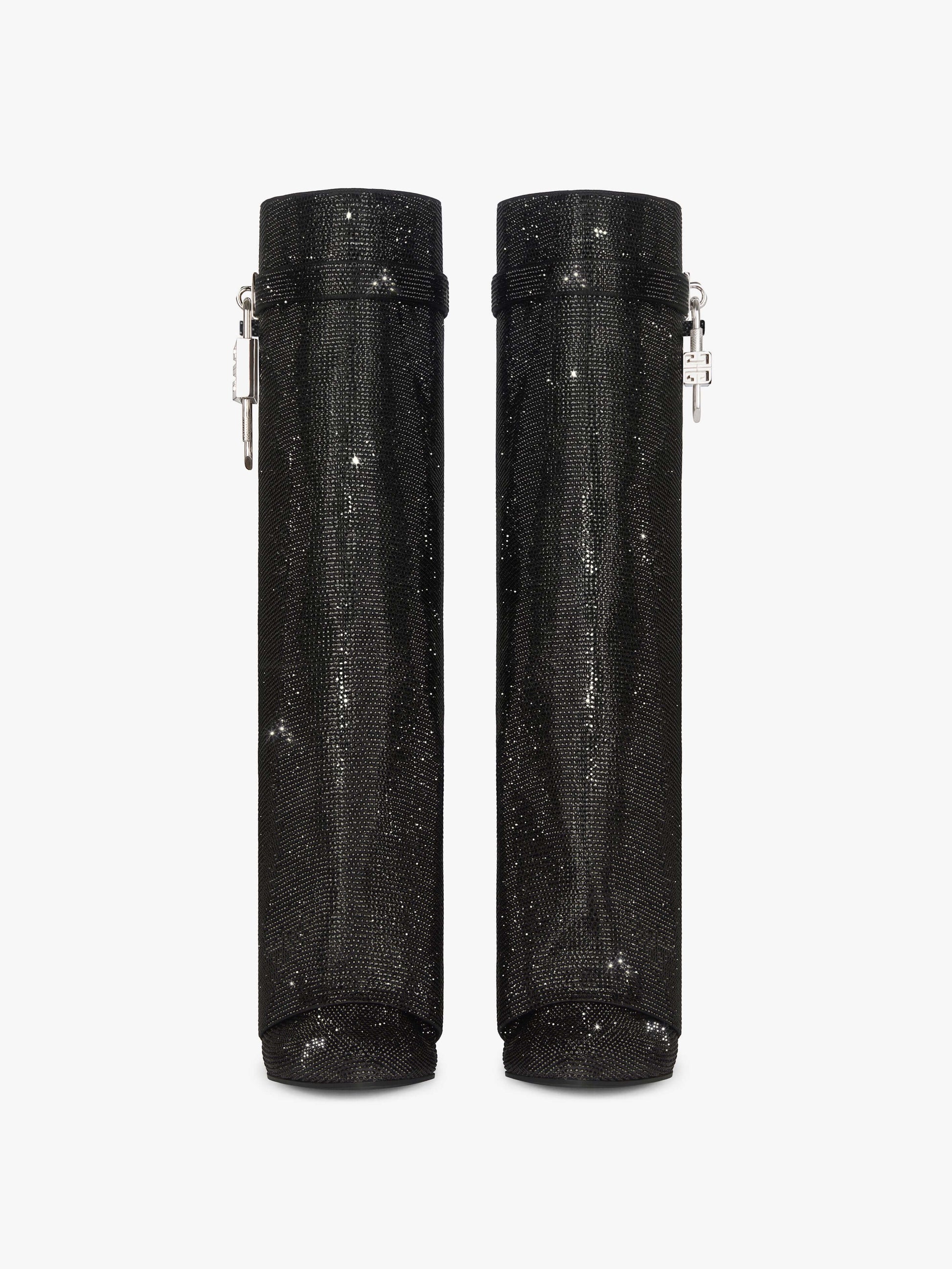 Shark Lock Boots In Strass