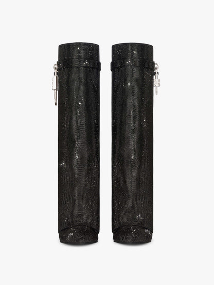 Shark Lock Boots In Strass