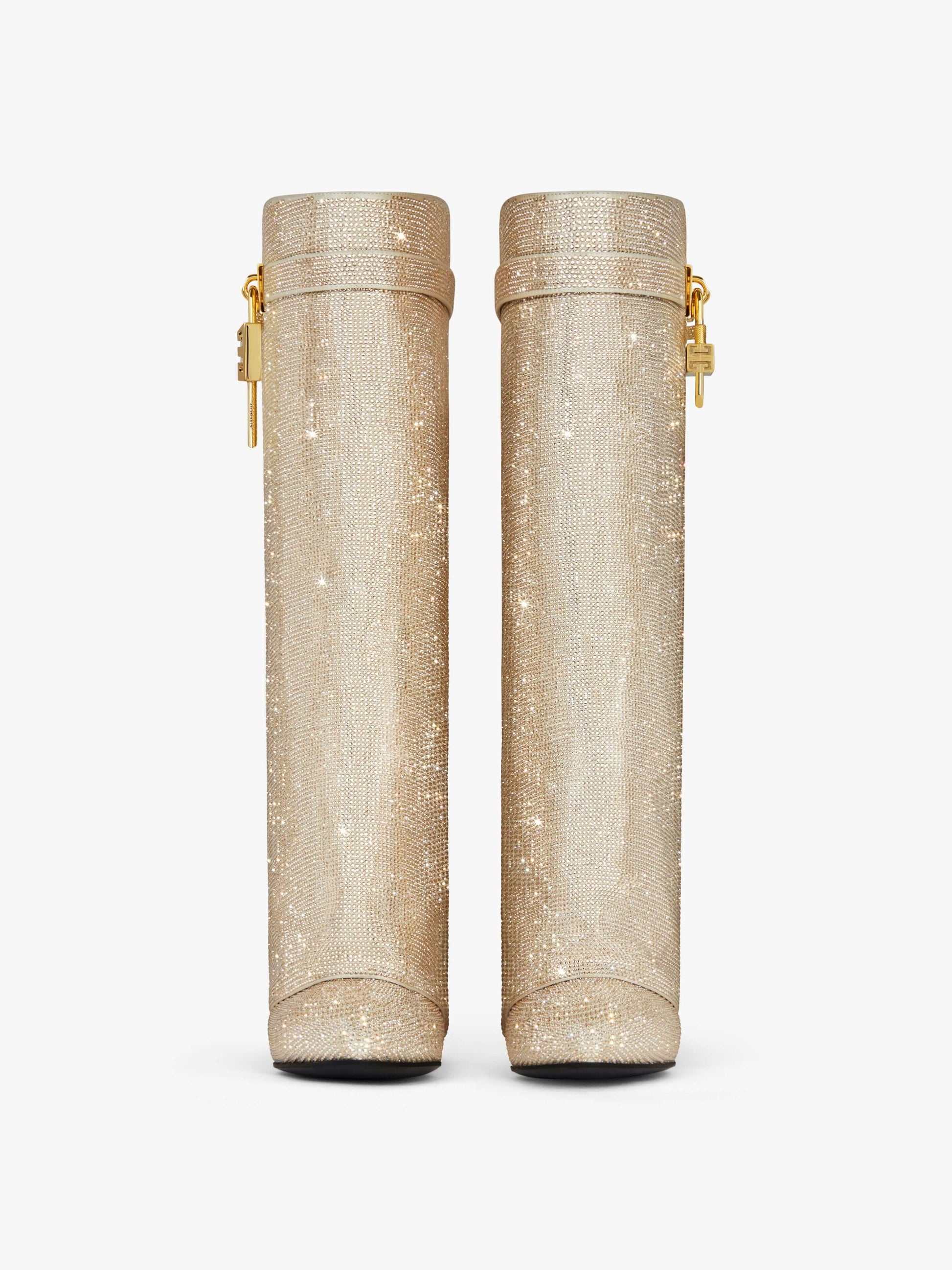 Shark Lock Boots In Strass