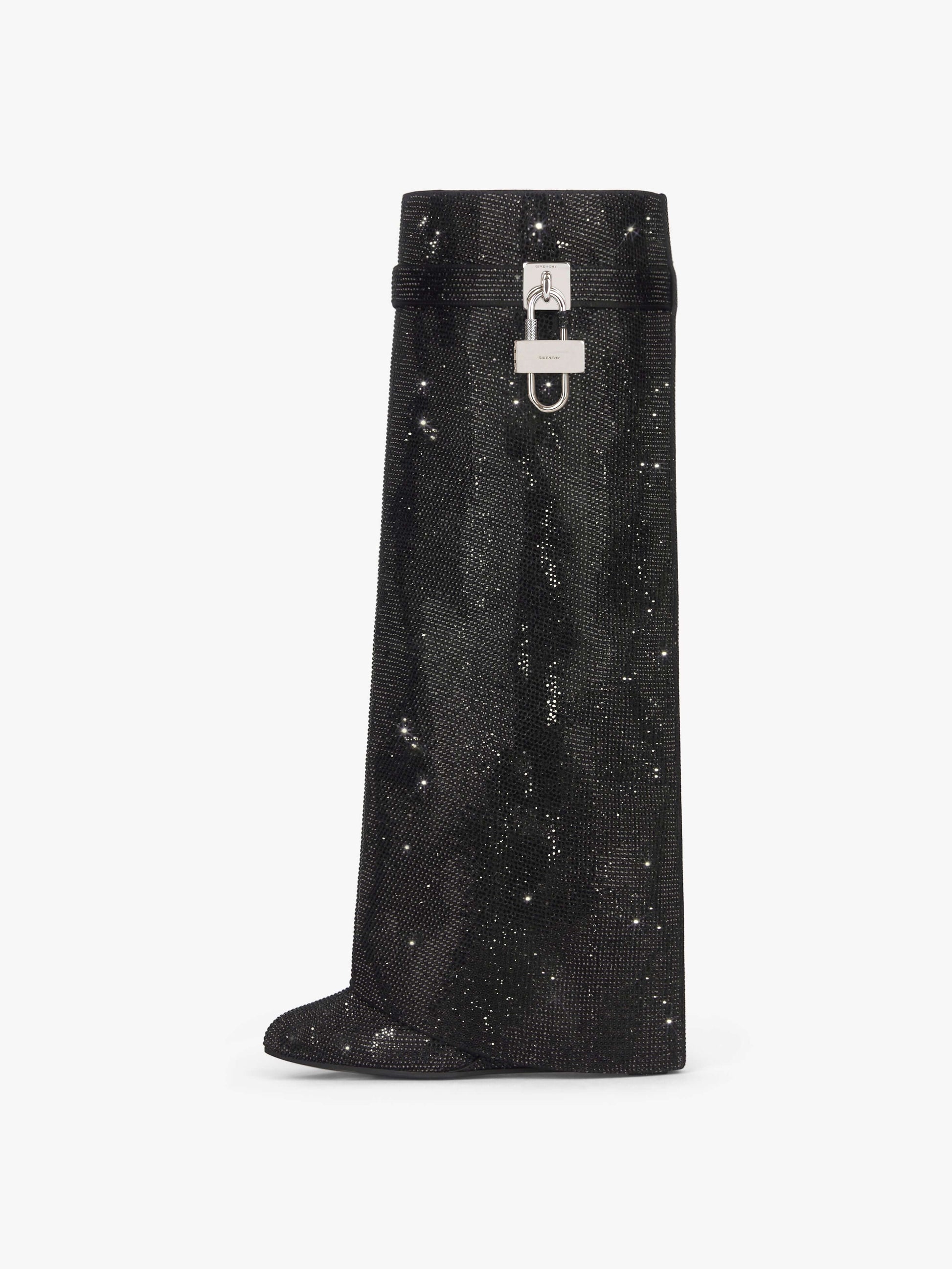 Shark Lock Boots In Strass