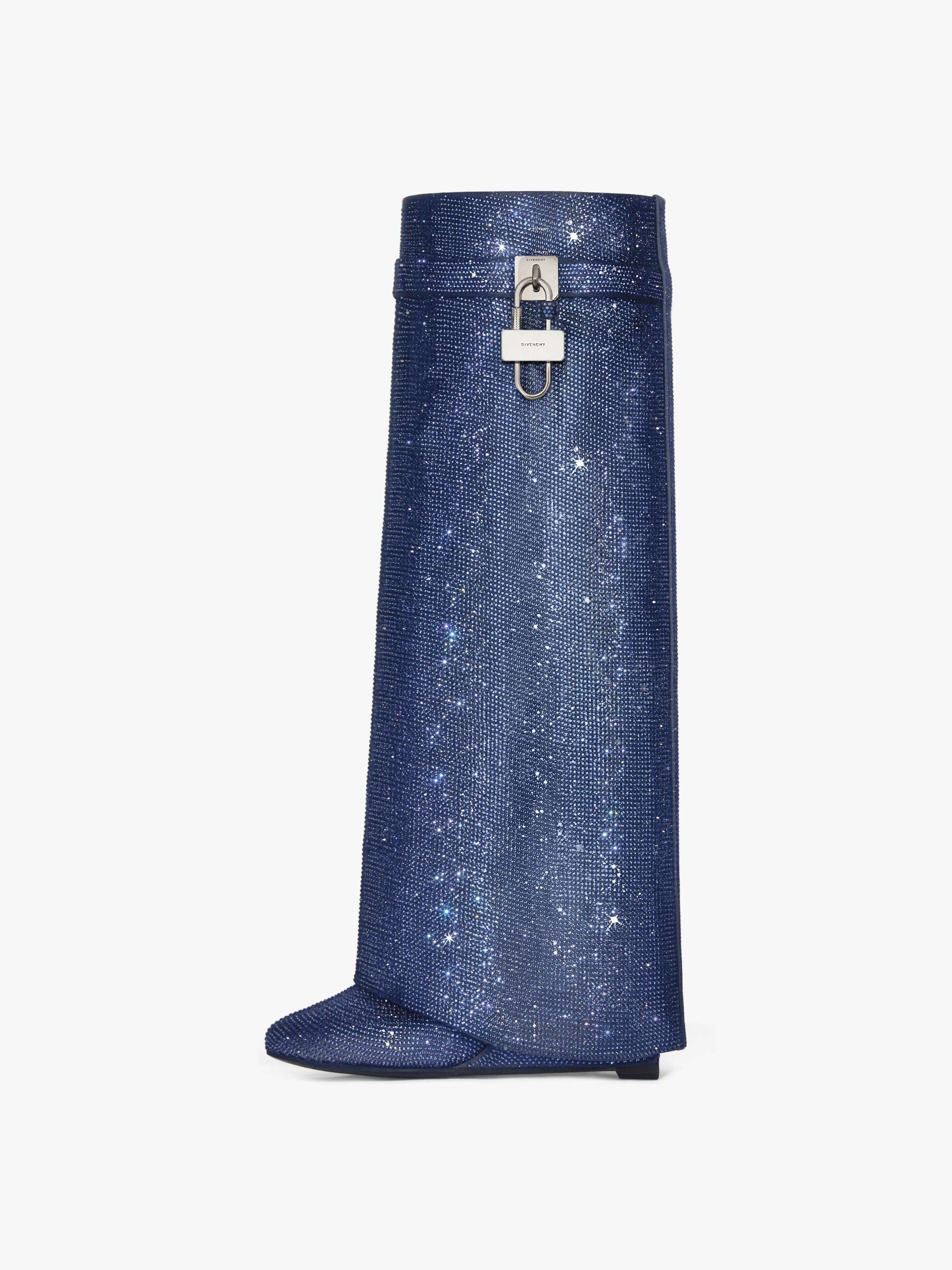 Shark Lock Boots In Strass