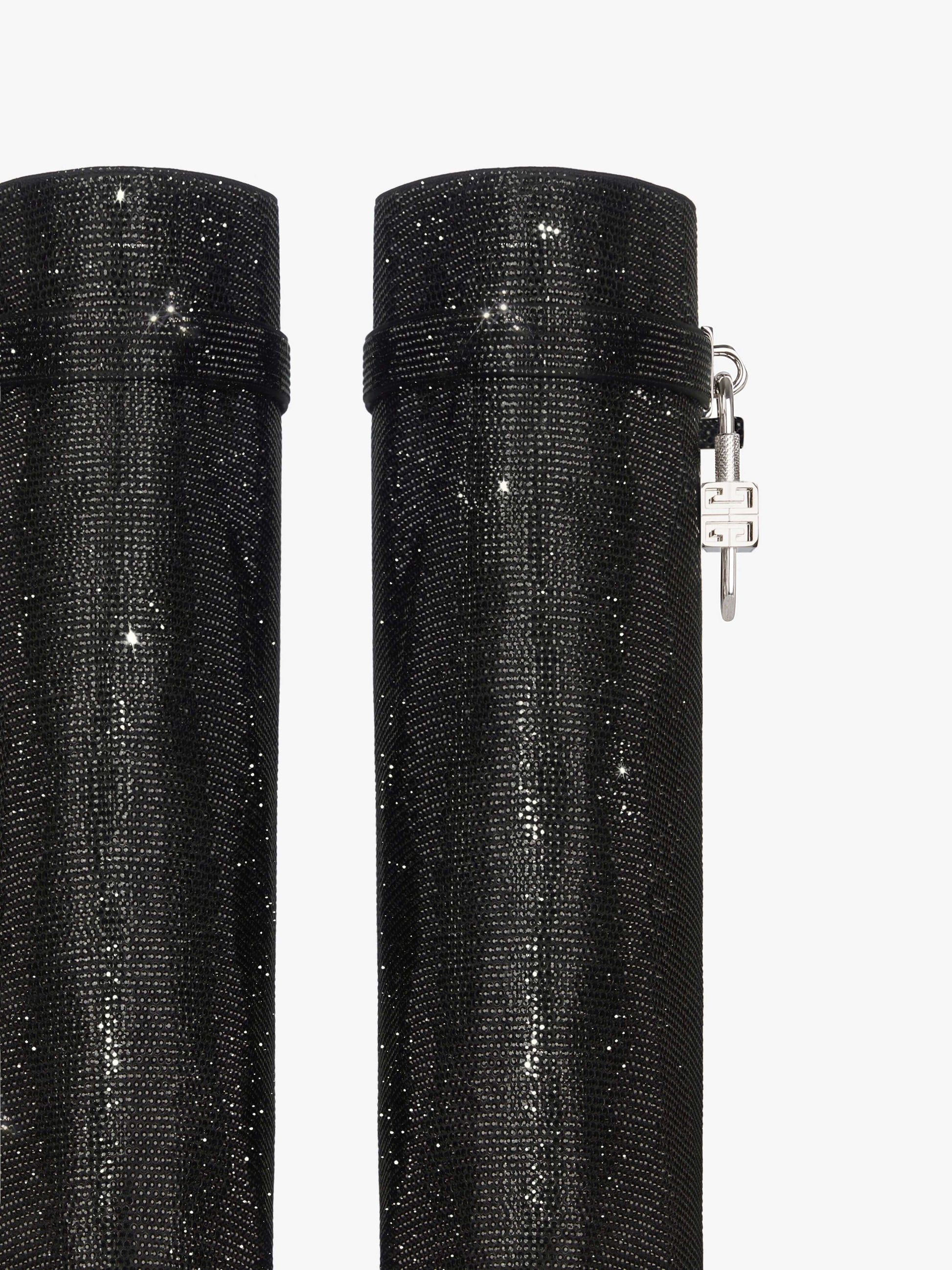 Shark Lock Boots In Strass