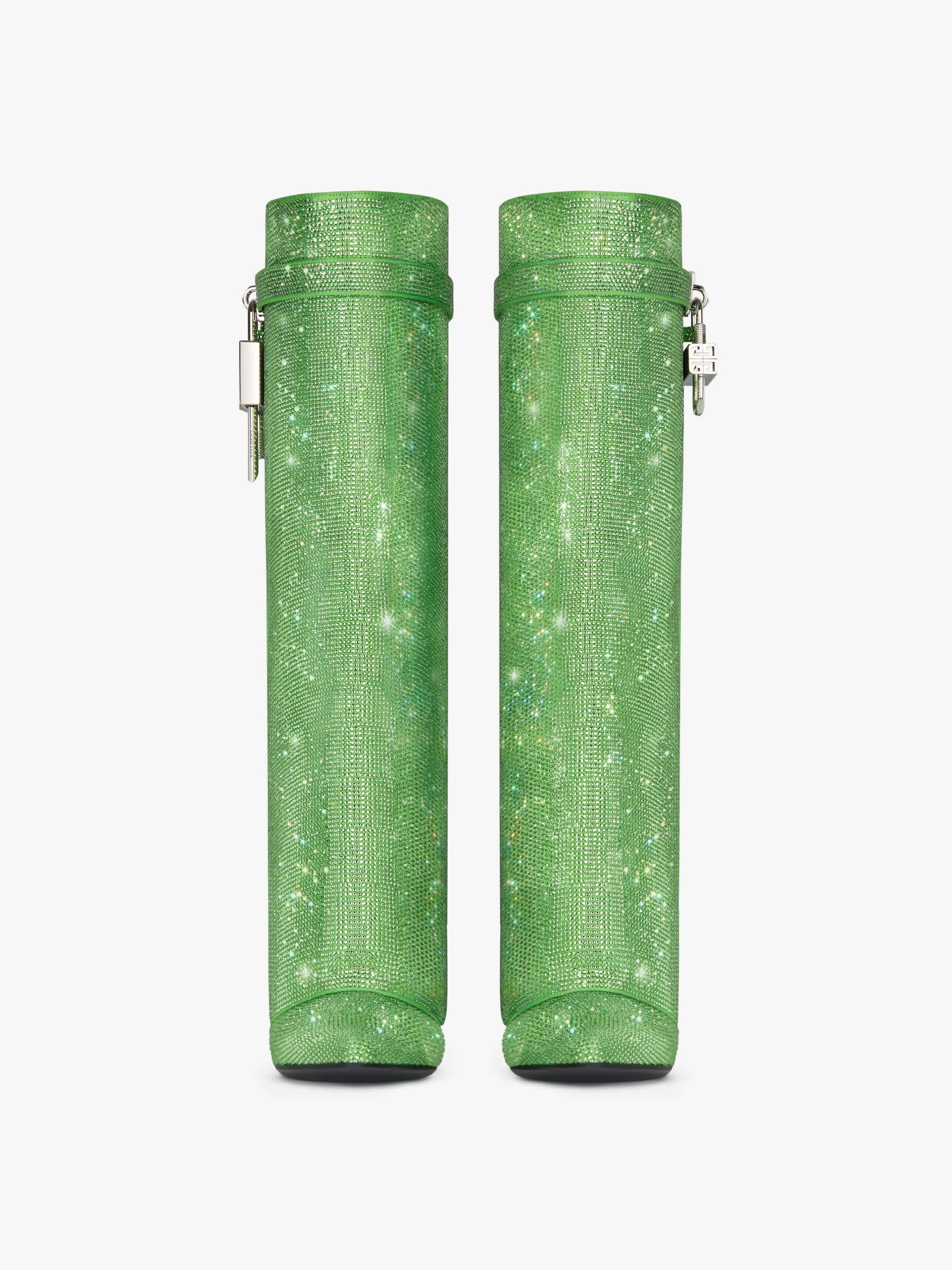 Shark Lock Boots In Strass