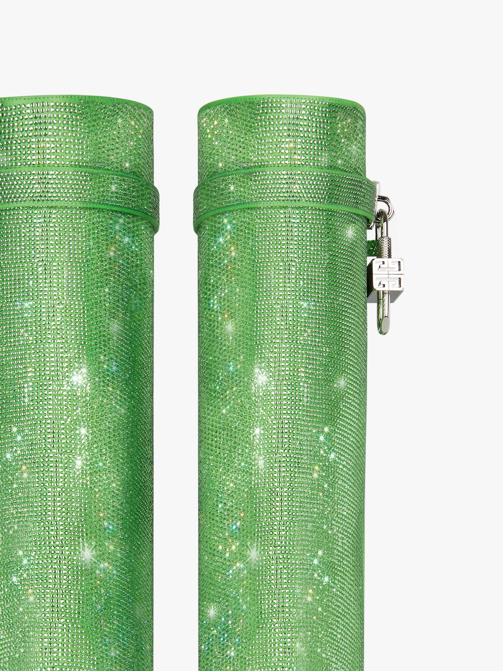 Shark Lock Boots In Strass