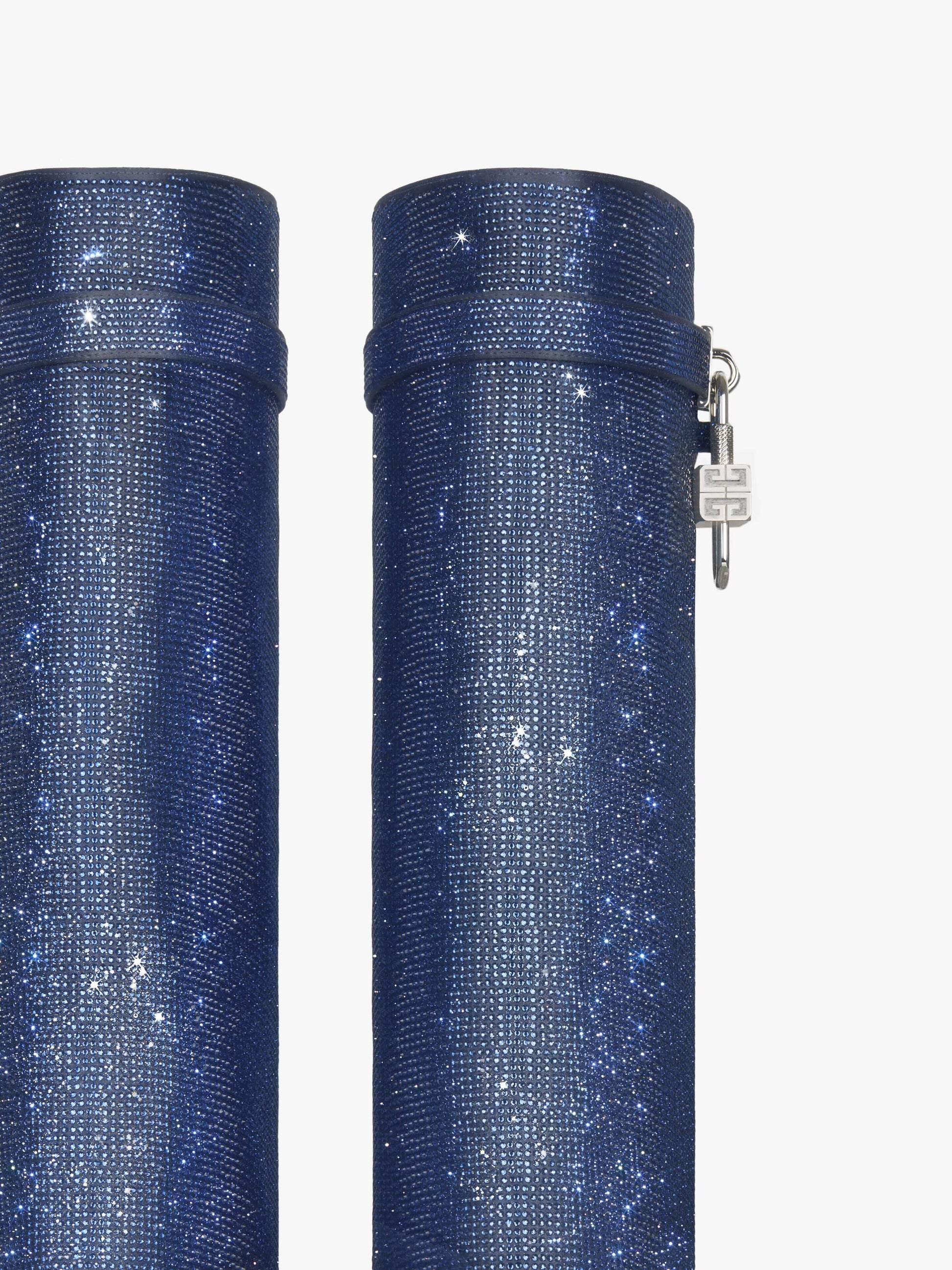 Shark Lock Boots In Strass
