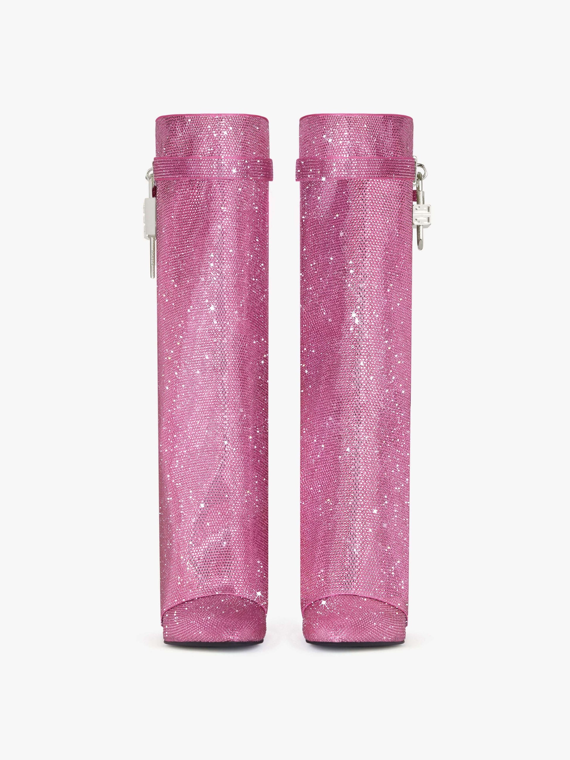 Shark Lock Boots In Strass