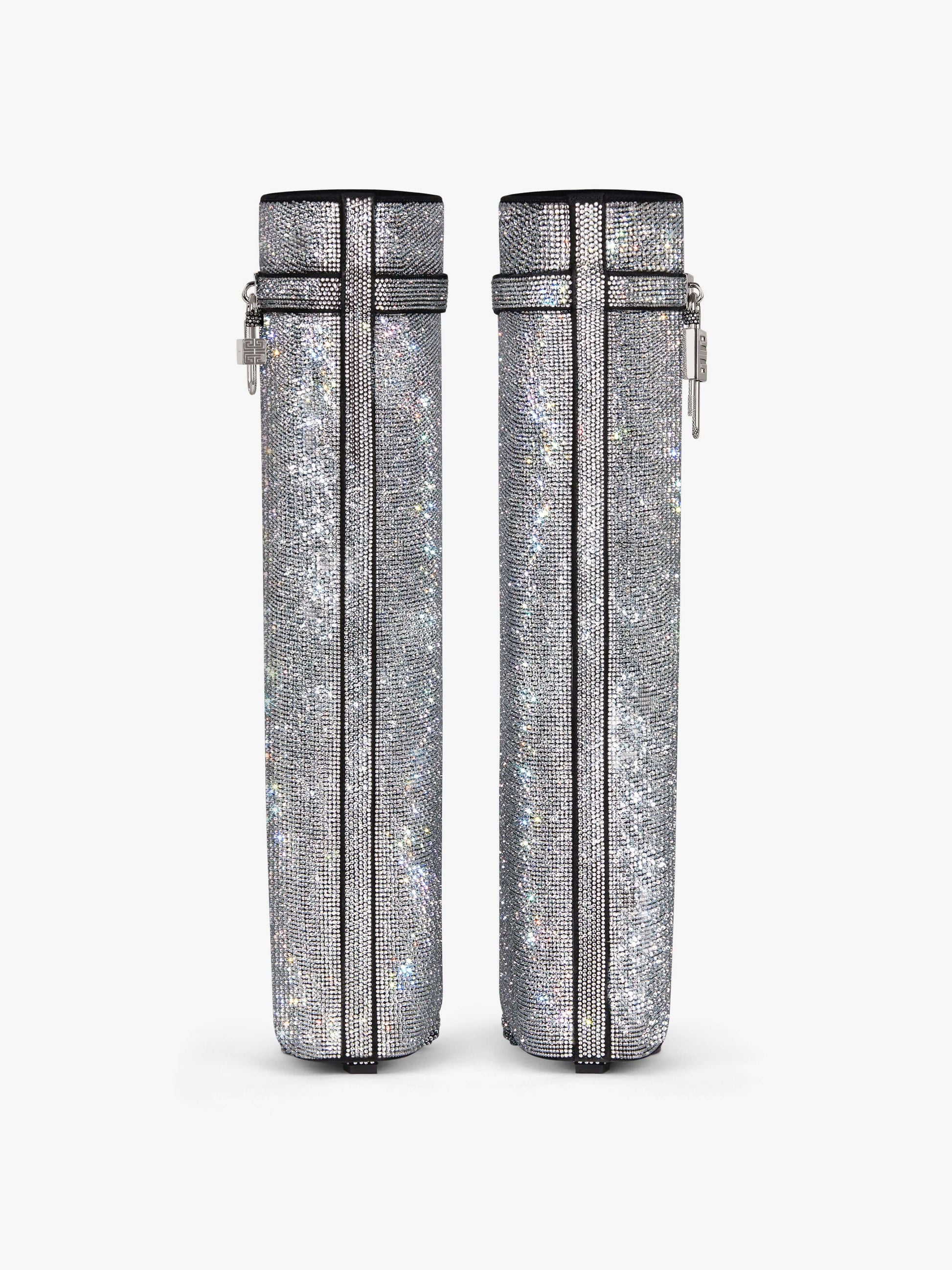 Shark Lock Boots In Strass