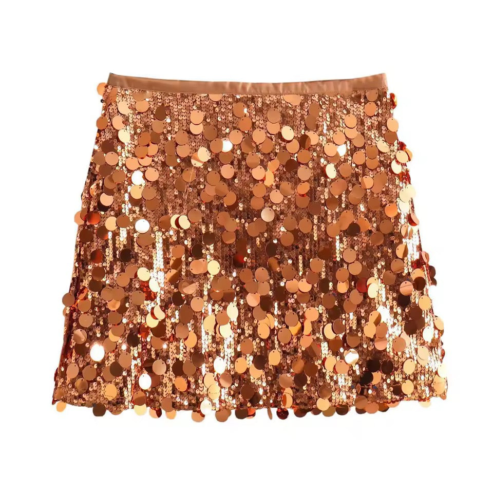 Shimmer and Shine Sequin Mini Skirt