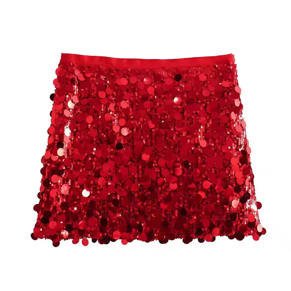 Shimmer and Shine Sequin Mini Skirt