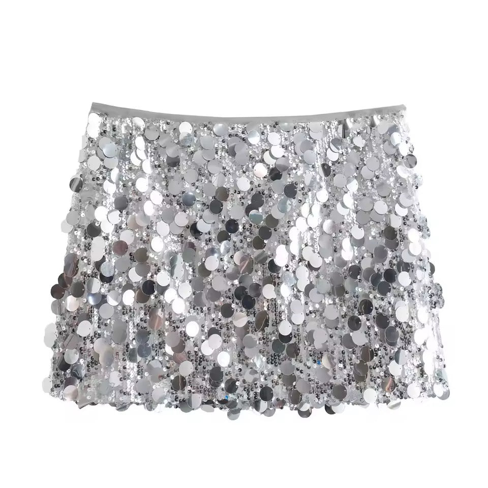 Shimmer and Shine Sequin Mini Skirt