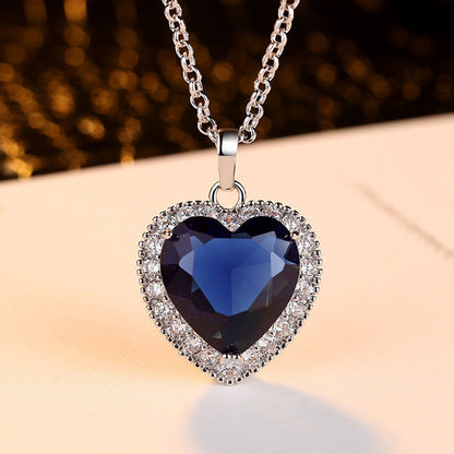 Silver Birthstones Necklace