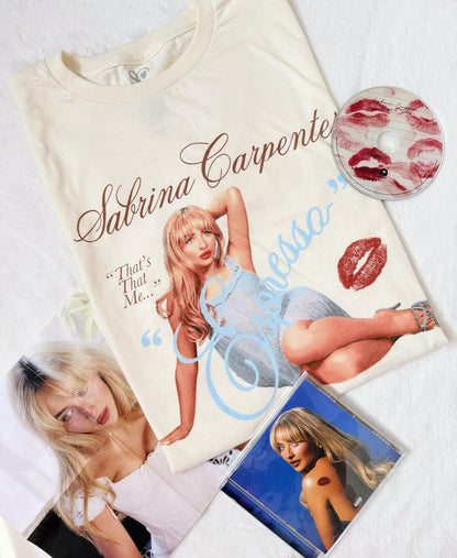 “Sabrina Carpenter Espresso” Lips Tee