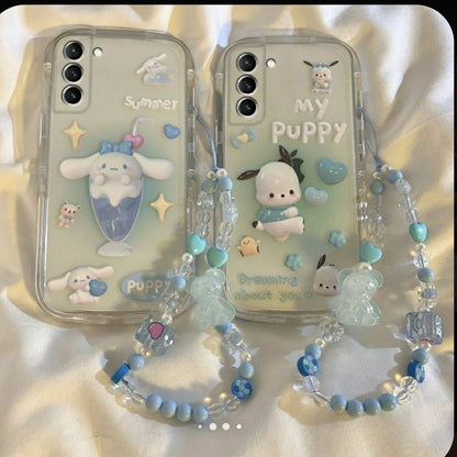 Sanrio Samsung Phone Case & Charm Strap