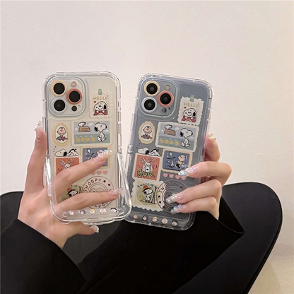 Snoopy Clear iPhone Case