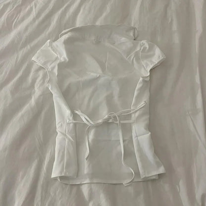 Sonia Ruched Cap Sleeve Blouse