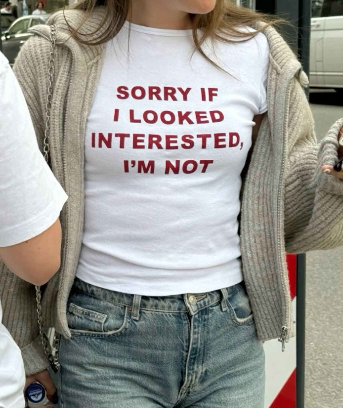 "Sorry If I Looked Interested" Graphic Tee