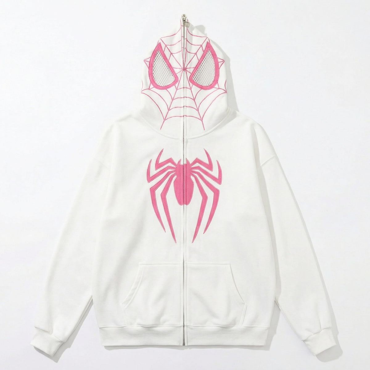 Spidey Web Zip-Up Mask Hoodie (NEW)