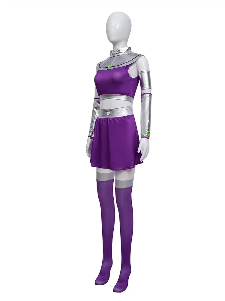 Starfire Cosplay Costume Set