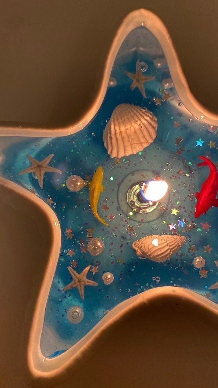 Starfish Shell Candle