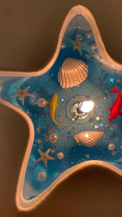 Starfish Shell Candle