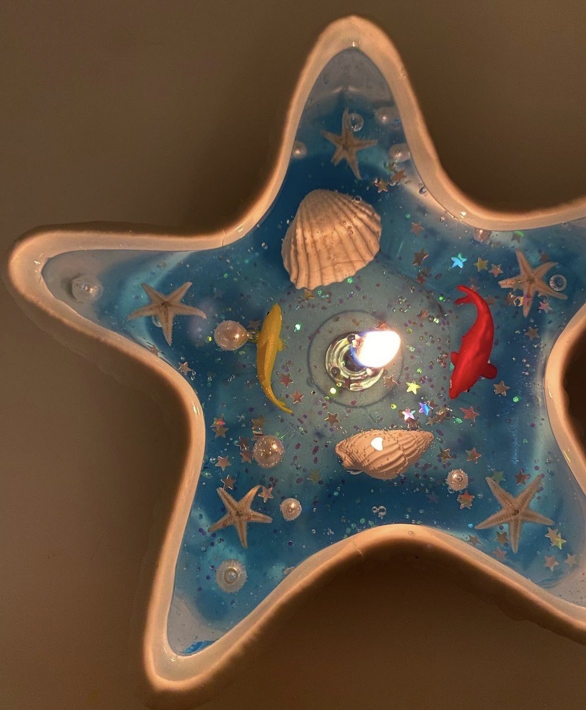 Starfish Shell Candle