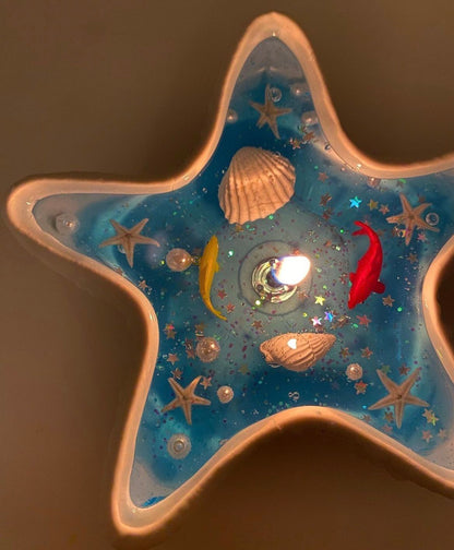 Starfish Shell Candle