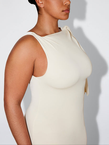 Stretch Knotted Maxi Dress