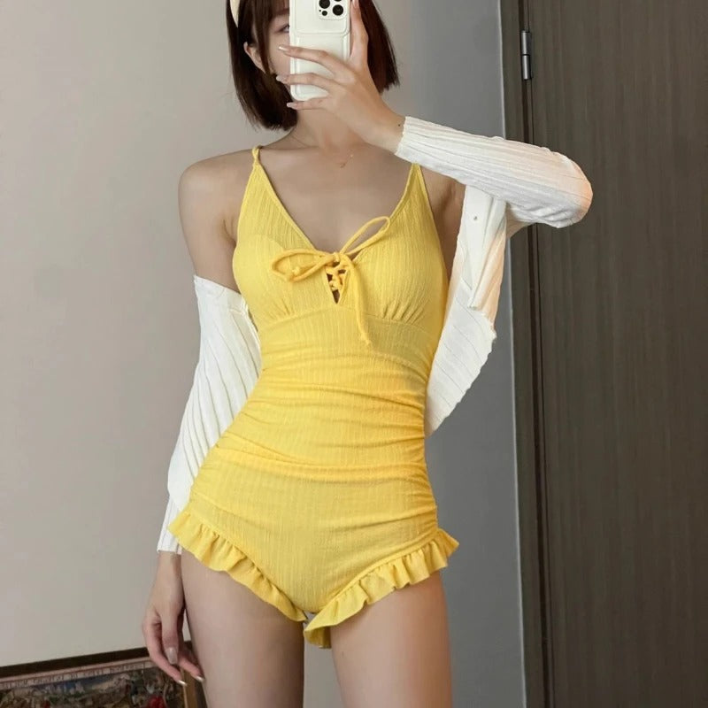 Sunbeam Ruffle One-Piece Swimsuit