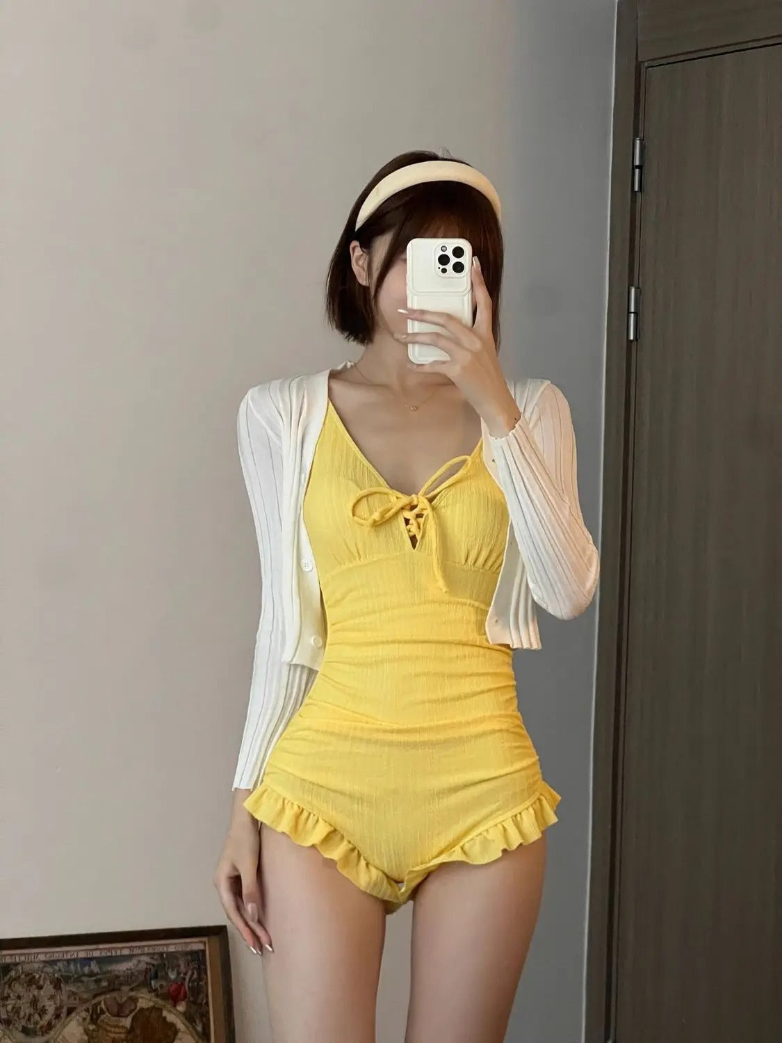 Sunbeam Ruffle One-Piece Swimsuit