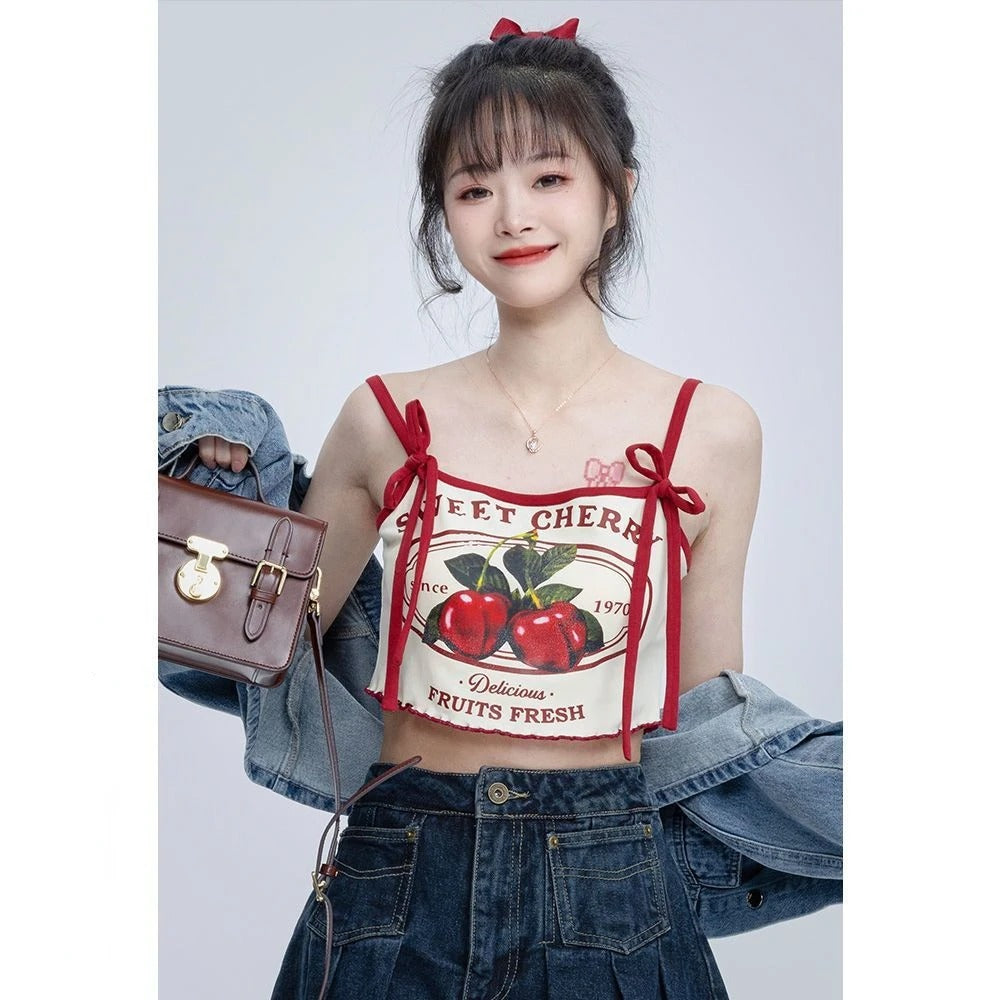 Sweet Cherry Fruits Fresh Crop Top