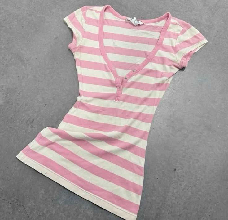 Sweetheart Stripe Henley Tee