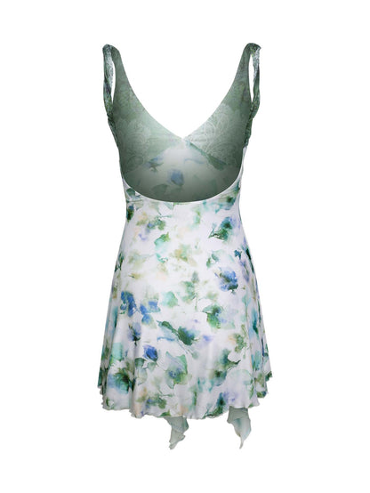 Theo Dress Green Floral