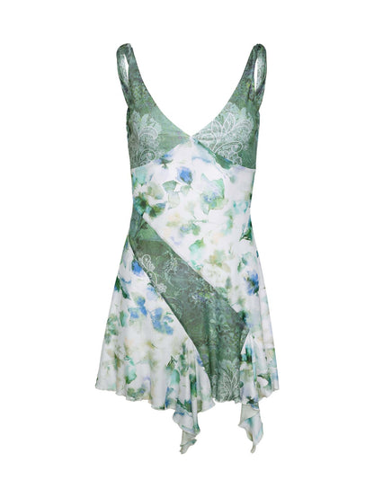 Theo Dress Green Floral