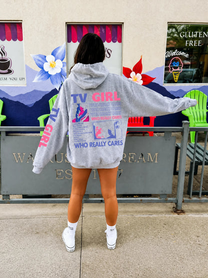 "TV Girl Who Really Cares" Hoodie