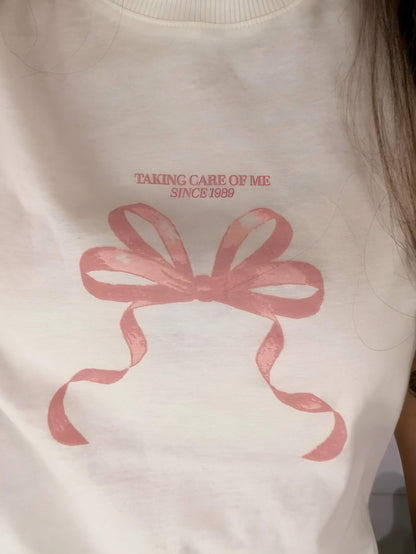 'Taking Care Of Me' Bow T-Shirt
