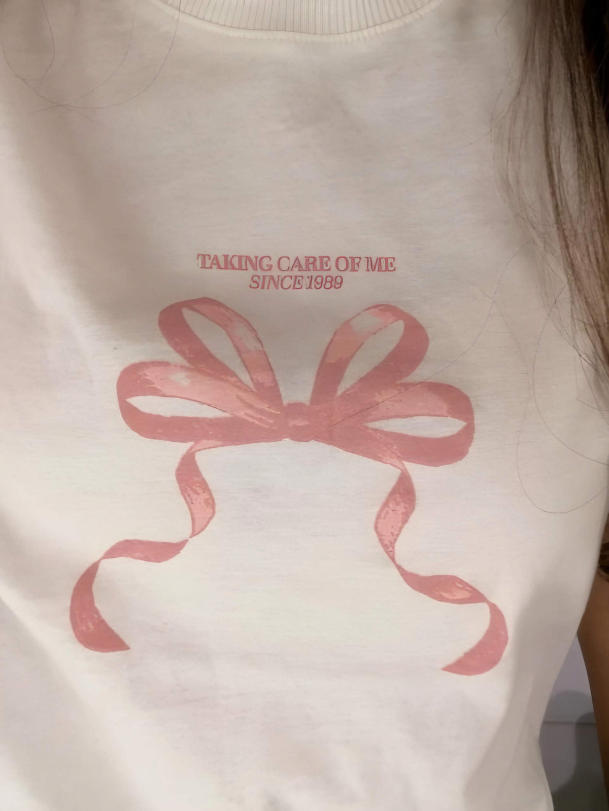 'Taking Care Of Me' Bow T-Shirt