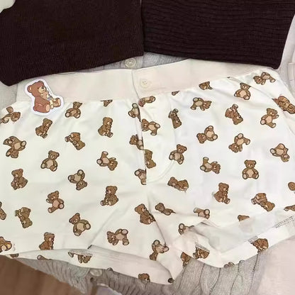 Teddy Bear Button Pj Boyshort