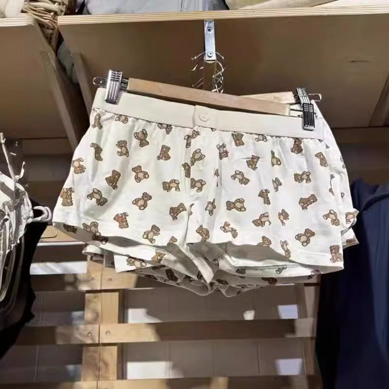 Teddy Bear Button Pj Boyshort
