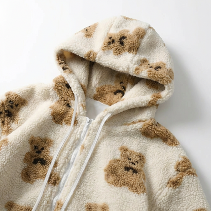 Teddy Bear Plush Hoodie