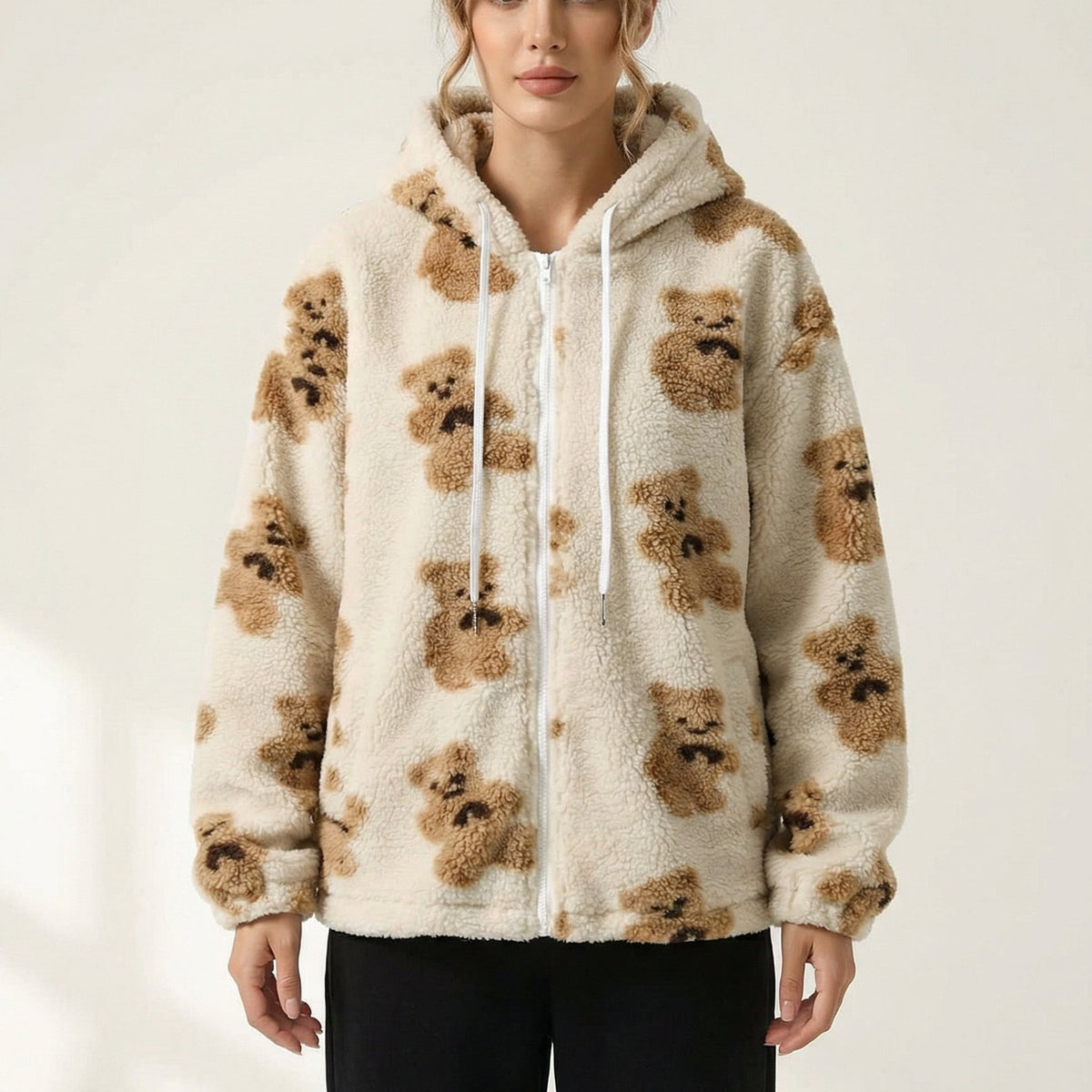 Teddy Bear Plush Hoodie