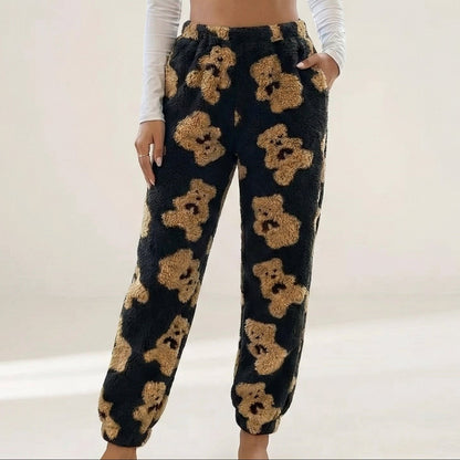 Teddy Bear Plush Pajama Pants