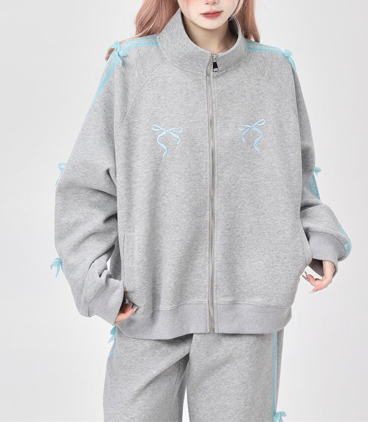 Coquette Bows Side-Stripe Tracksuit