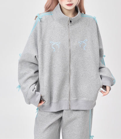 Coquette Bows Side-Stripe Tracksuit