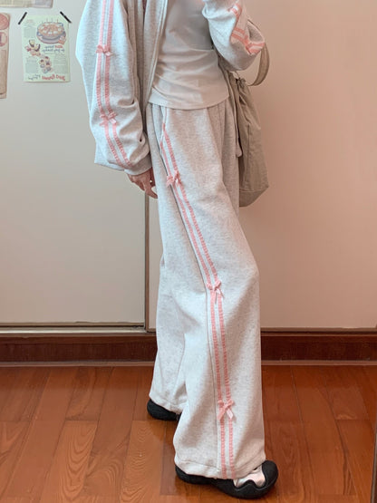 Coquette Bows Side-Stripe Tracksuit