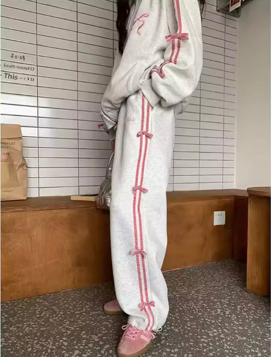 Coquette Bows Side-Stripe Tracksuit