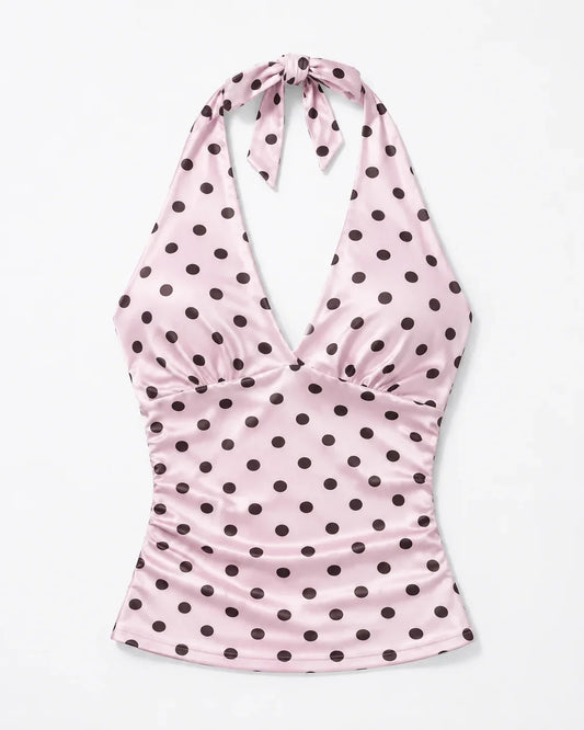 Thistle Polka-dot Halter Top