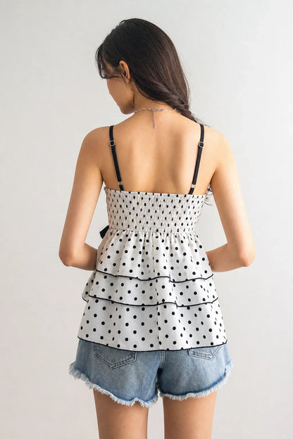 Valerie Polka-Dot Cami Top