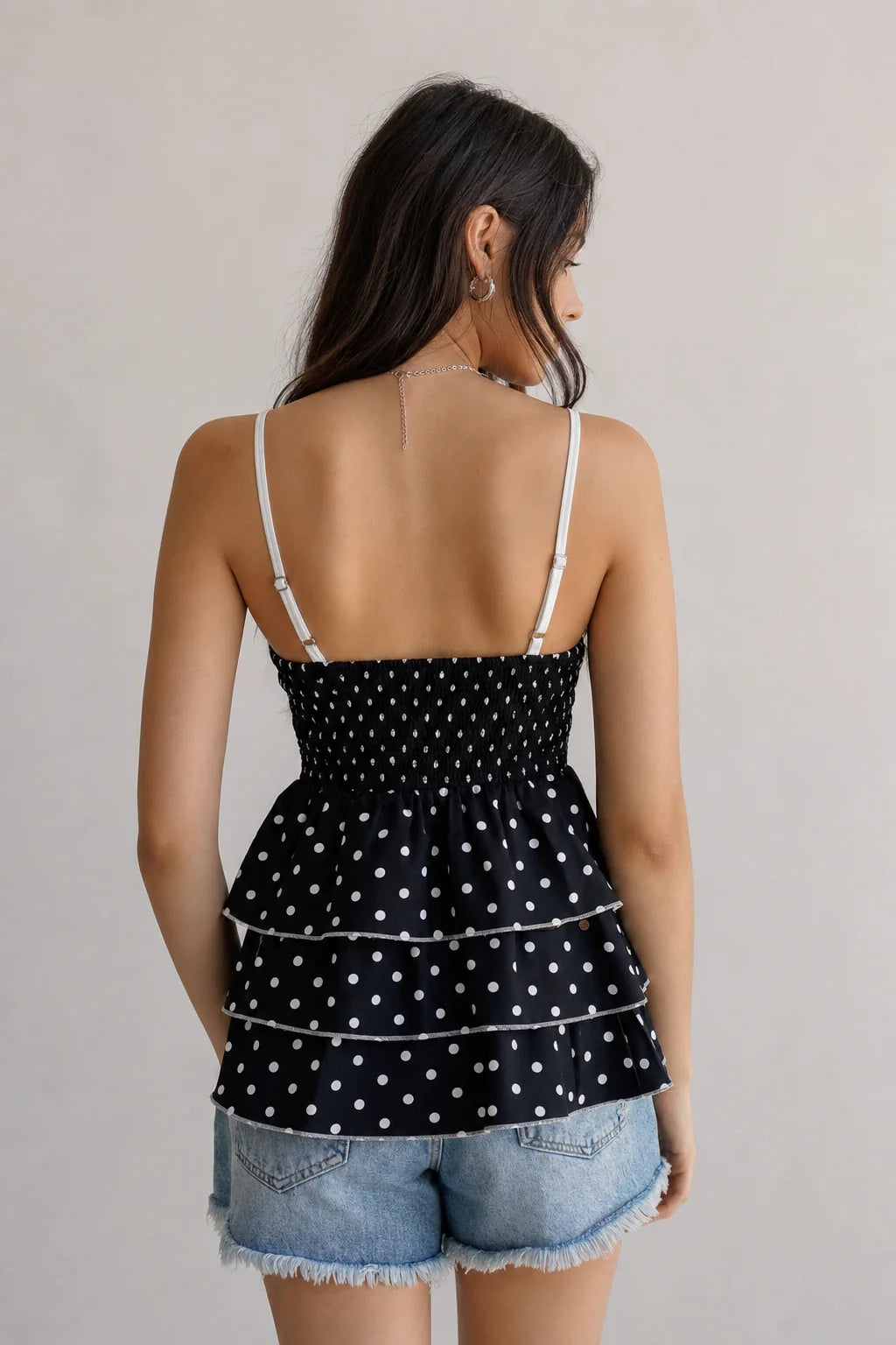 Valerie Polka-Dot Cami Top