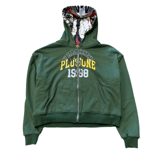 Vamee Green Reversible Hoodie